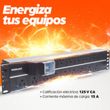 BARRA INT PDU 15 CONT 2U PARA RACK/GABINETE