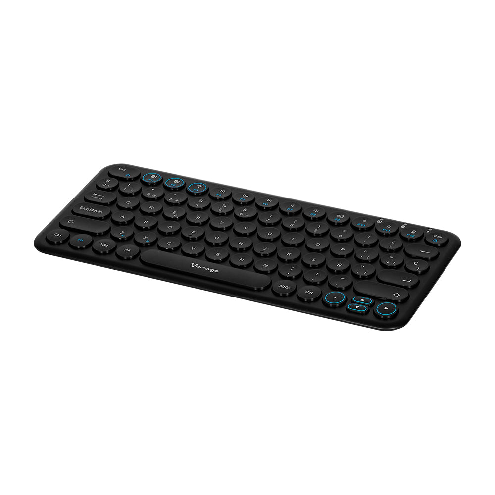 Vorago KBW-400 teclado USB + Bluetooth Negro, Inalámbrico | Teclados