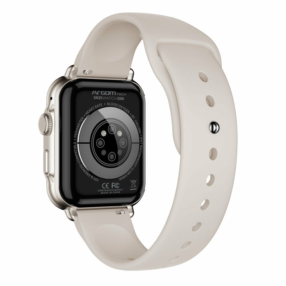 ArgomTech SkeiWatch S55 4,98 cm (1.96") IPS Digital 320 x 386 Pixeles Pantalla táctil Beige