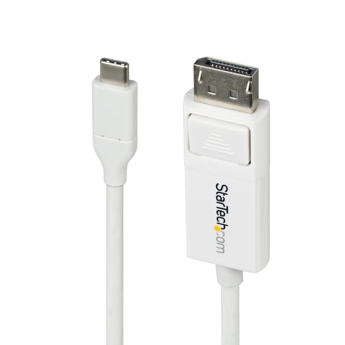StarTech.com Cable USB C a DisplayPort 1.2 4K 60Hz de 2m - Adaptador de Vídeo Bidireccional DP a USB Tipo C - HDR - para