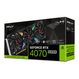 PNY GeForce RTX 4070 SUPER XLR8 Gaming VERTO EPIC-X RGB Overclocked Triple Fan DLSS 3 NVIDIA 12 GB G