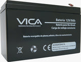 Vica 12V/9AH batería para sistema UPS Plomo, 1 pieza(s), 2 Año(s), Negro