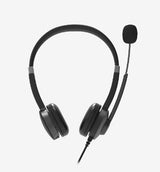 Audífonos ACTECK Para Negocios Centric Pro HN640 / On Ear para Call Center USB A + Mic + Control de Volumen/Silencio Neg