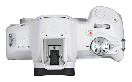 Canon EOS R50 Mirrorless Camera with 18-45mm Lens MILC 24.2 MP CMOS 6000 x 4000 Pixeles Blanco, 4K Ultra HD, Pantalla táctil