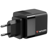 Verbatim GaN Charger 65W cargador de dispositivos móviles Universal Corriente alterna 1 1