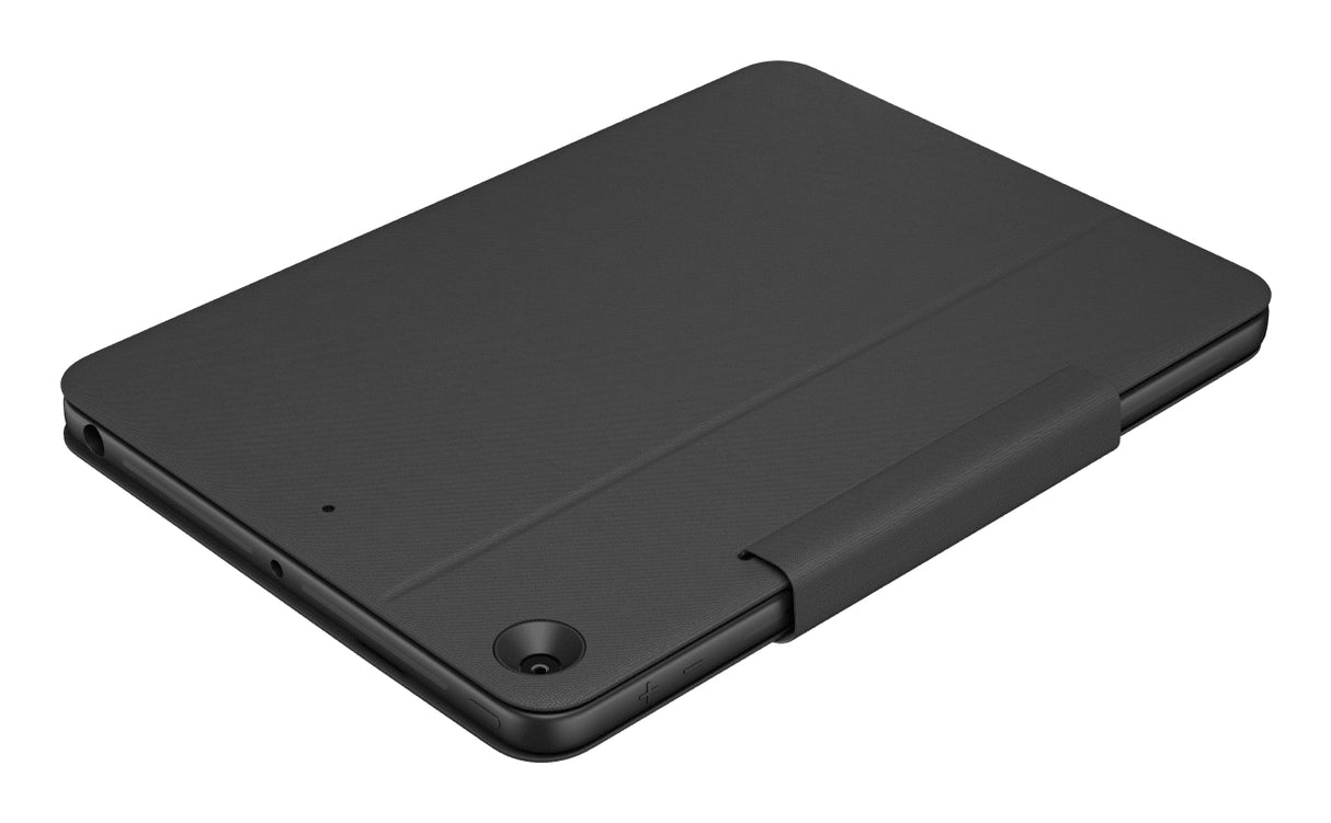 Logitech Rugged Folio Teclado QWERTY Apple {loc-value} Grafito