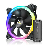 Antec Neon 120 ARGB Carcasa del ordenador Ventilador 12 cm Negro