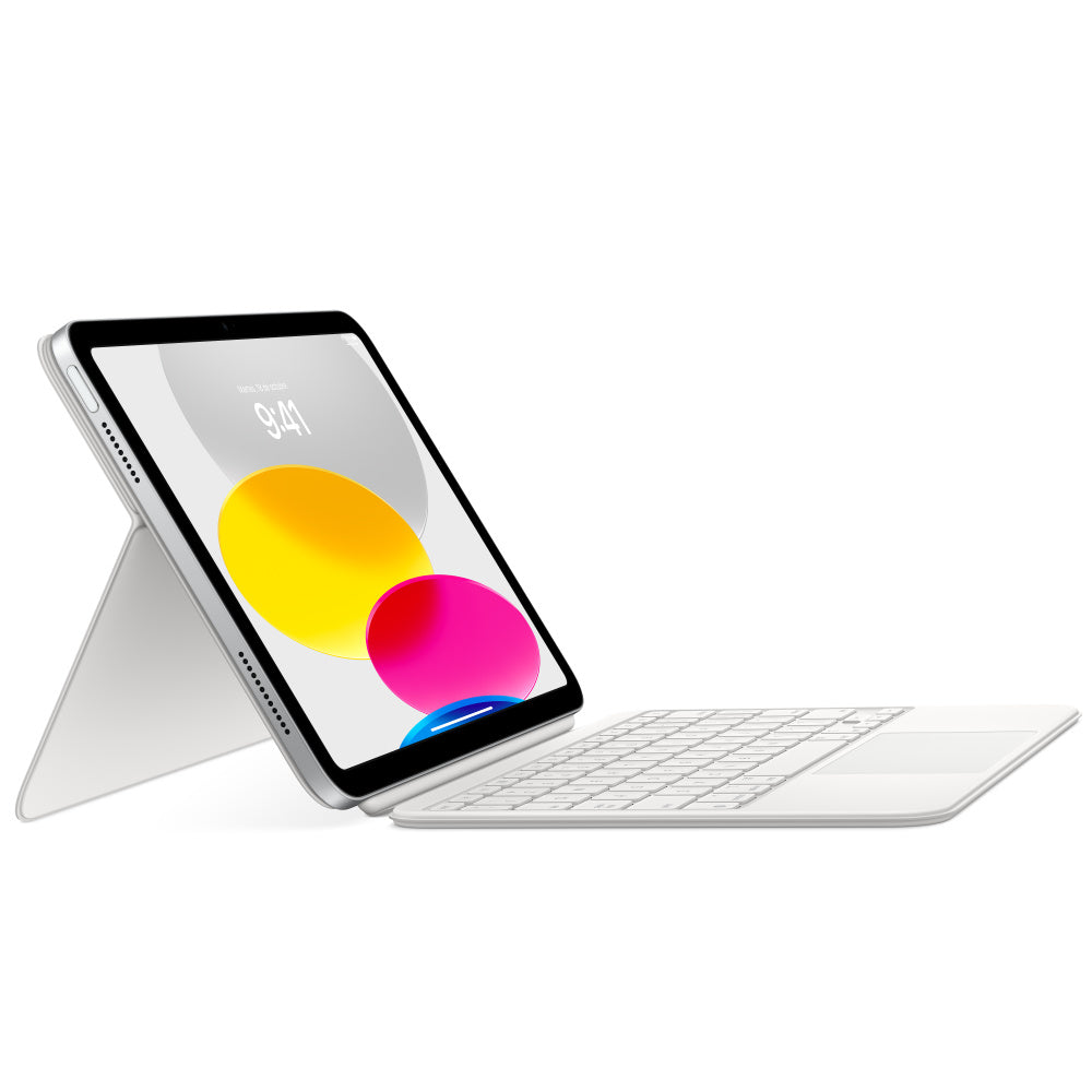 Apple Magic Keyboard QWERTY Español Aluminio, Trackpad, iPad (10th gen.)