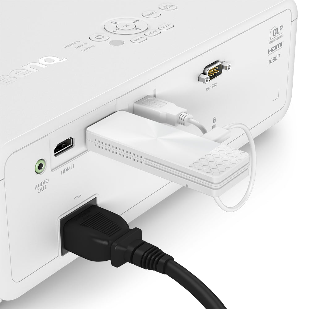 BenQ QP30 sistemas de presentación inalámbricos Mochila Blanco Poder AM8270