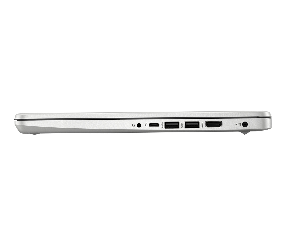 HP 14-dq0532la Intel® Celeron® N4120 Computadora portátil 35.6 cm (14") HD 4 GB DDR4-SDRAM 128 GB SSD Wi-Fi 5 (802.11ac) Windows 11 Home Plata