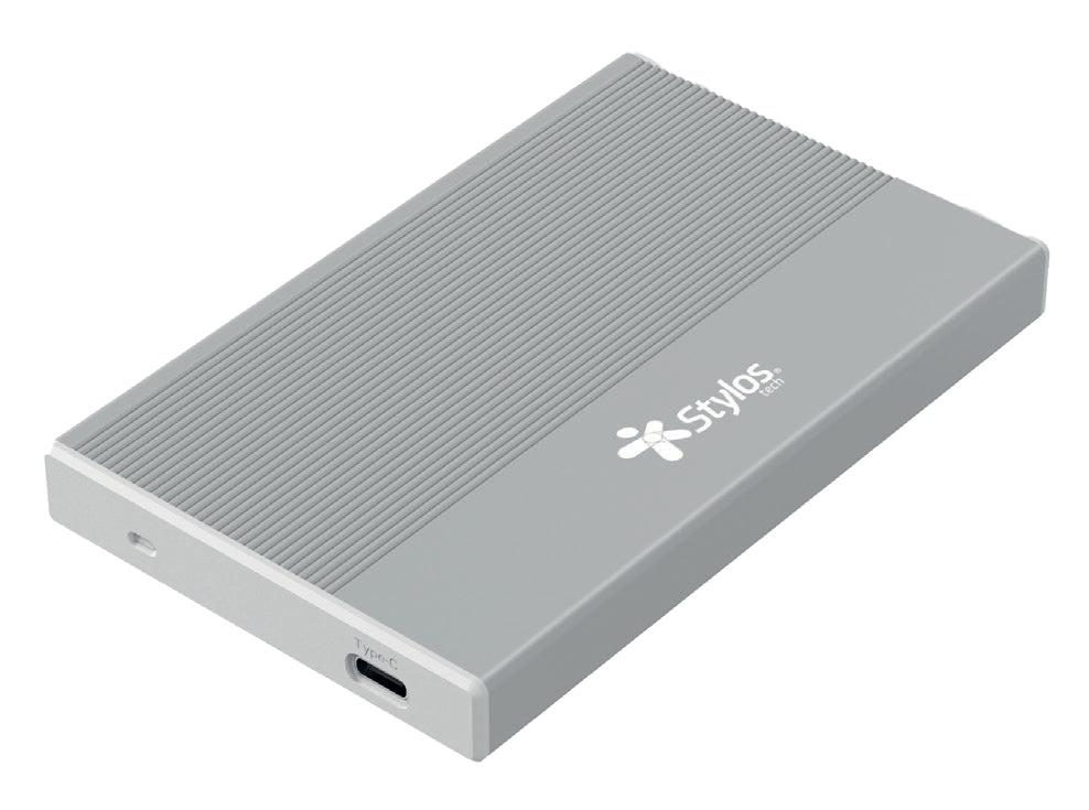 Enclosure Stylos 2.5" para SSD/HDD Plata