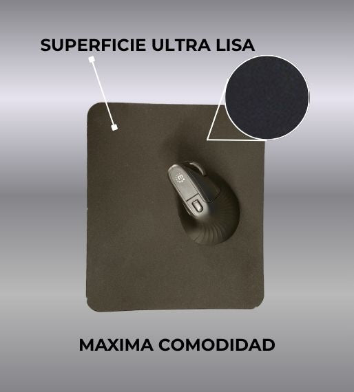 Manhattan Mouse Pad, 6 mm, a granel Ratón Monocromo Negro 6 mm 1 pieza(s)