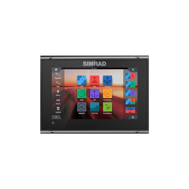 Simrad GO7 XSR navegador Fijo 17,8 cm (7") Pantalla táctil 1,32 kg Negro