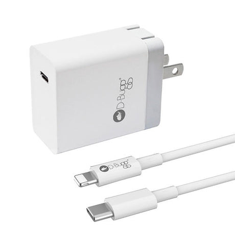 DBUGG T43 cargador de dispositivo móvil Universal Blanco Corriente alterna Carga rápida Interior
