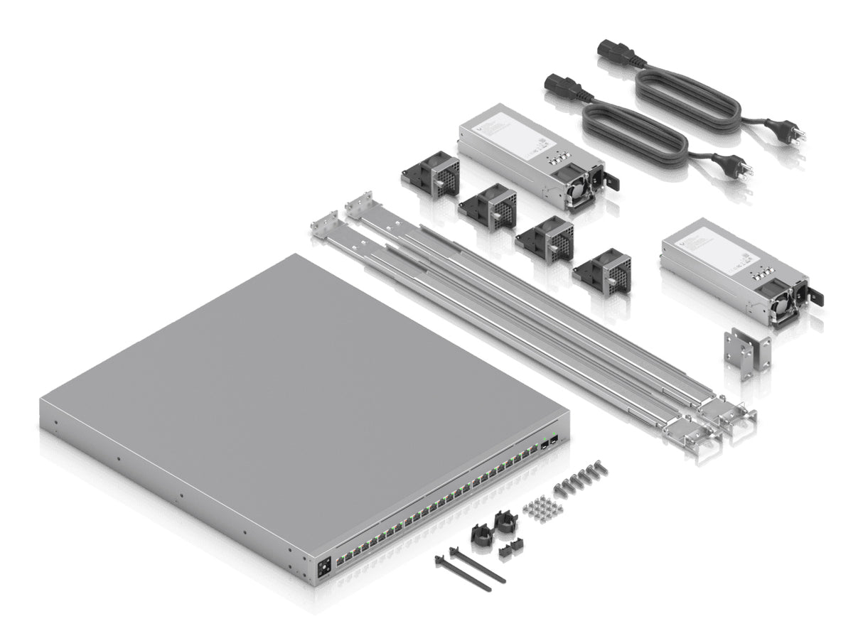 Ubiquiti UniFi ECS-24-POE switch Gestionado L2/L3 10G Ethernet (100/1000/10000) Energía sobre Ethernet (PoE) 1U Gris