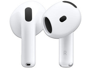 Audífonos Apple AirPods 4 con Estuche de Carga, Bluetooth 5.0, Cancelación de Ruido Activa, IP54, 24 Horas de Autonomía