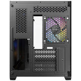 GABINETE ANTEC (CX600M ARGB_B) MINI TOWER MICRO-ATX,CRISTAL,S/FUENTE,3*FAN,1*USB-C,1*USB 3.0,NEGRO