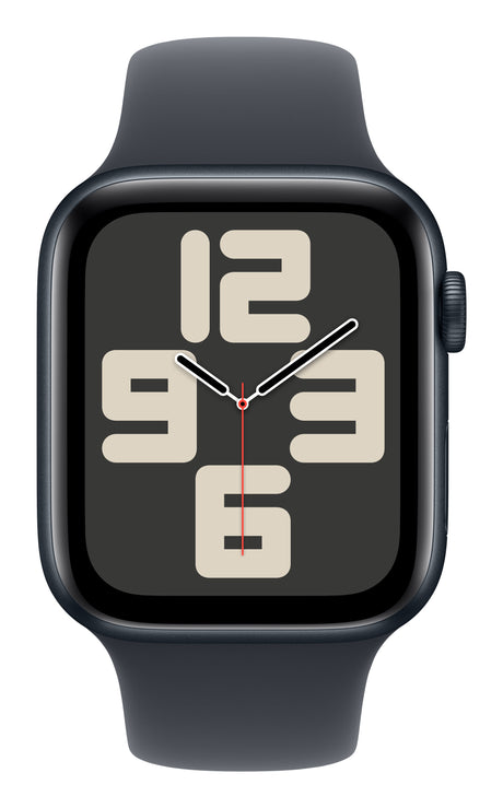 Apple Watch SE OLED 44 mm Digital 368 x 448 Pixeles Pantalla táctil Negro Wifi GPS (satélite)