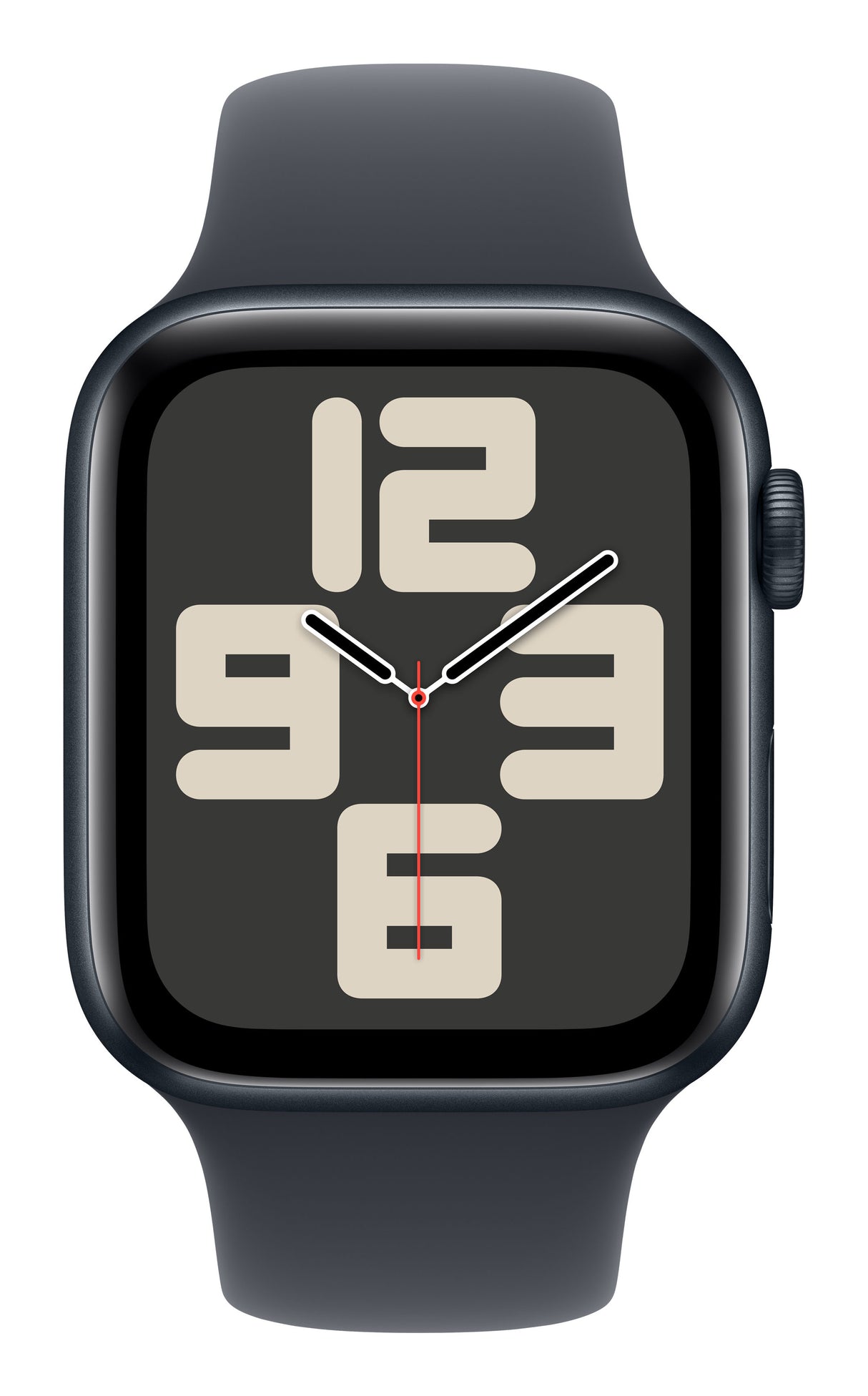 Apple Watch SE OLED 44 mm Digital 368 x 448 Pixeles Pantalla táctil Negro Wifi GPS (satélite)