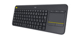 Logitech K400 Plus Teclado Oficina Inalámbrico RF inalámbrico Interruptor de membrana