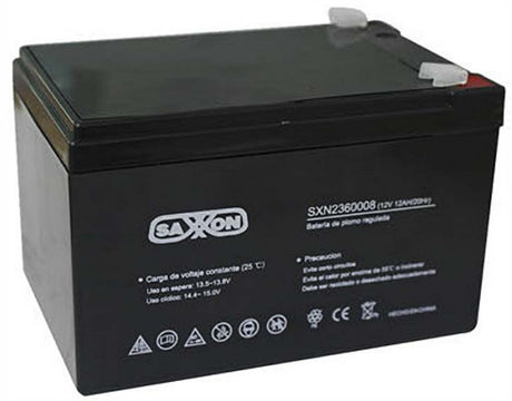 Saxxon CBAT12AH batería para sistema ups Sealed Lead Acid (VRLA) 12 V 12 Ah