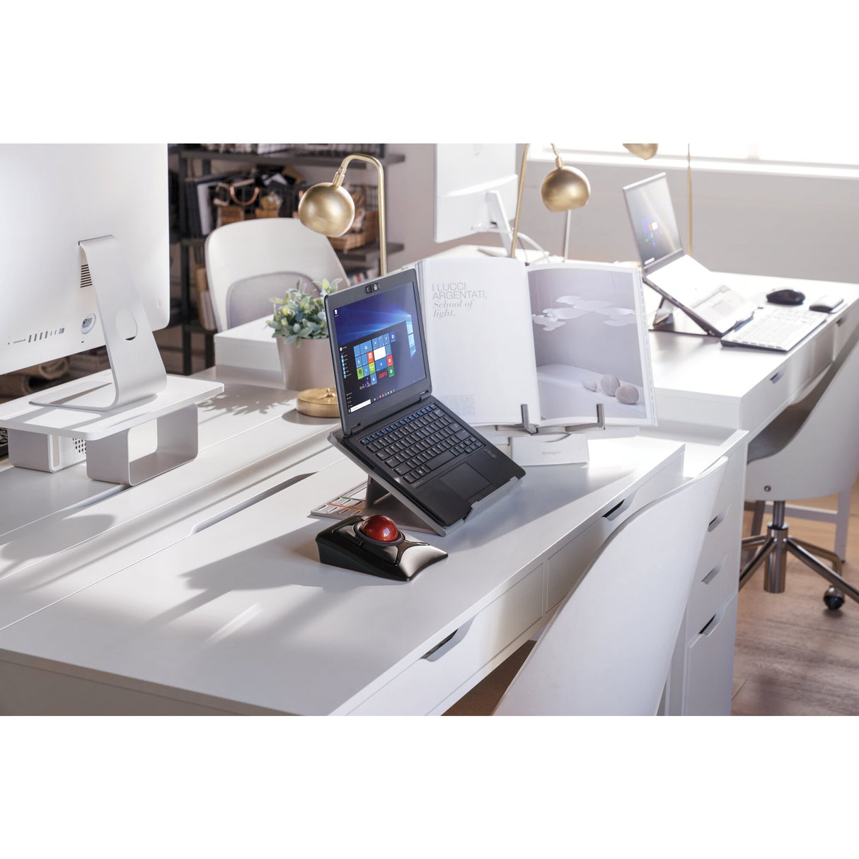 Kensington Expert Mouse Trackball inalámbrico Ratón Inalámbrico RF Wireless + Bluetooth Óptico 400 DPI