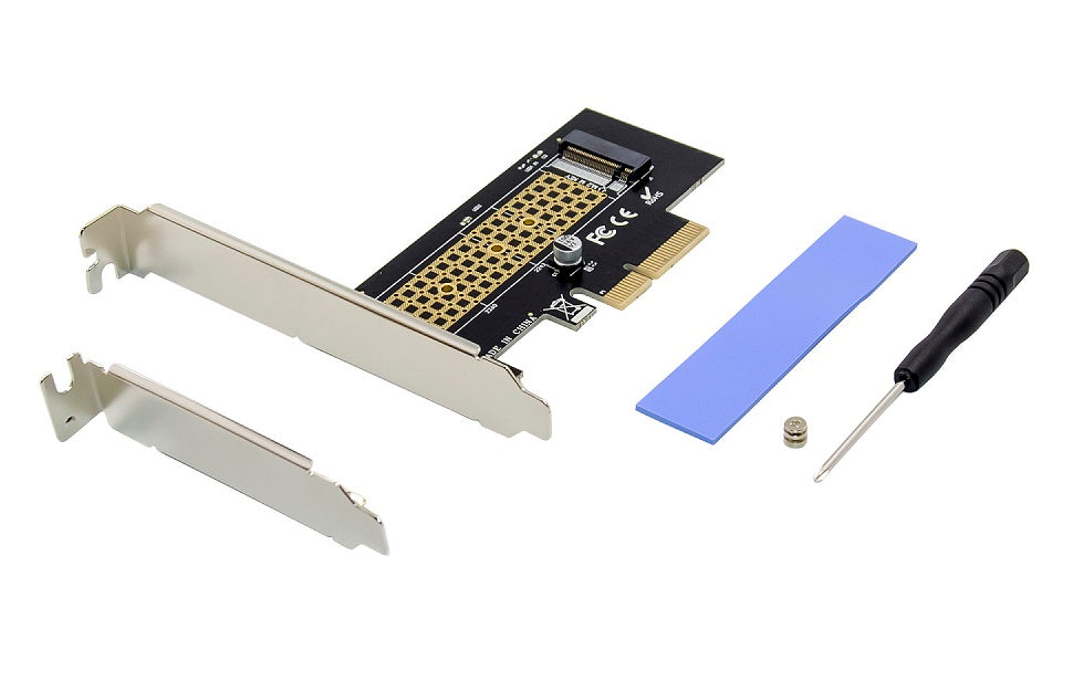 X-Media XM-PEX4-M2M tarjeta o adaptador de interfaz Interno M.2, PCIe, Perfil bajo, PCIe 3.0