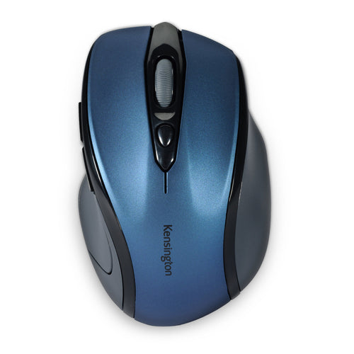 Kensington Ratón inalámbrico Pro Fit tamaño mediano, azul zafiro Ratones Inalámbrico RF inalámbrico Azul