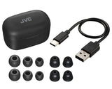 JVC HA-A25T Auriculares True Wireless Stereo (TWS) Intra auditivo Llamadas/Música Bluetooth Negro