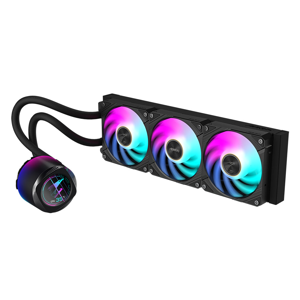 GIGABYTE AORUS WATERFORCE X II 360 Procesador Refrigerador de líquidos todo en uno 12 cm Negro