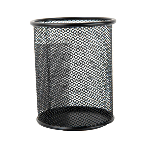 PORTA LAPICES NEXTEP NE-158G MALLA METALICA GDE, 11.5X14CM, COLOR NEGRO
