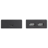 StarTech.com Extensor Alargador USB 2.0 de 4 Puertos por Cable Cat5 o Cat6 - Extensor Compacto USB 2.0 por Ethernet - Ha