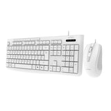 Acteck AC-941792 teclado Ratón incluido Hogar / Oficina USB QWERTY Español Blanco