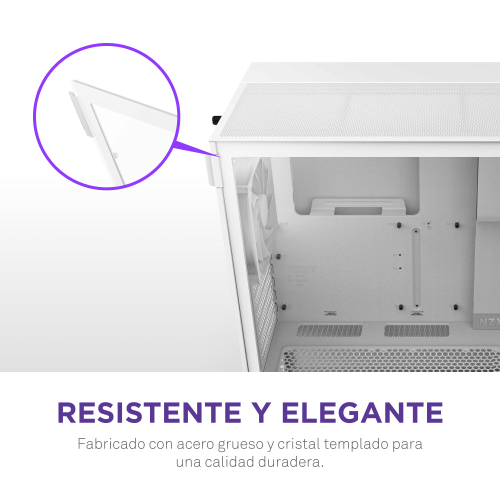 NZXT H5 Flow RGB Midi Tower Blanco