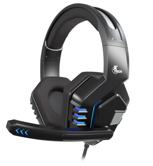 Xtech XTH-545 audífono y auriculare Auriculares Alámbrico Diadema Juego USB tipo A Negro, 20 - 20000 Hz, 283.49 g