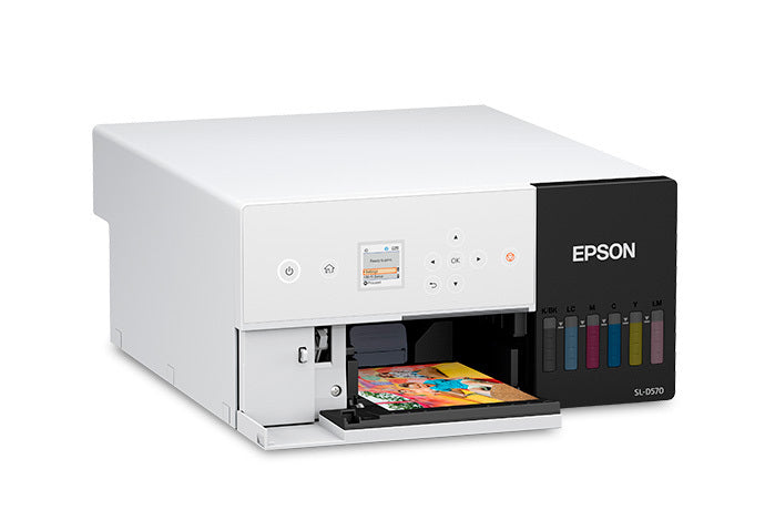 Epson SureLab D570 impresora de fotografías Dye Ink 1440 x 720 DPI Wifi, Impresión sin bordes, Impresión directa, Negro