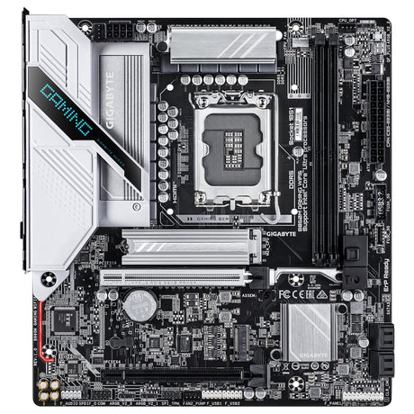GIGABYTE B860M GAMING WIFI6 Placa Base - Intel Core Ultra Series CPUs, 8+1+2 Phases VRM, hasta 9066MHz DDR5, 1xPCIe 5.0 + 1xPCIe 4.0 M.2, 2.5GbE LAN, WIFI 6, USB 3.2 Gen 1 placas base Intel LGA 1851 (Socket V1) LGA 1851 DDR5-SDRAM