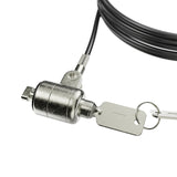 Klip Xtreme Bolt K cable antirrobo Negro, Plata 2 m, Kensington, Llave, Acero galvanizado