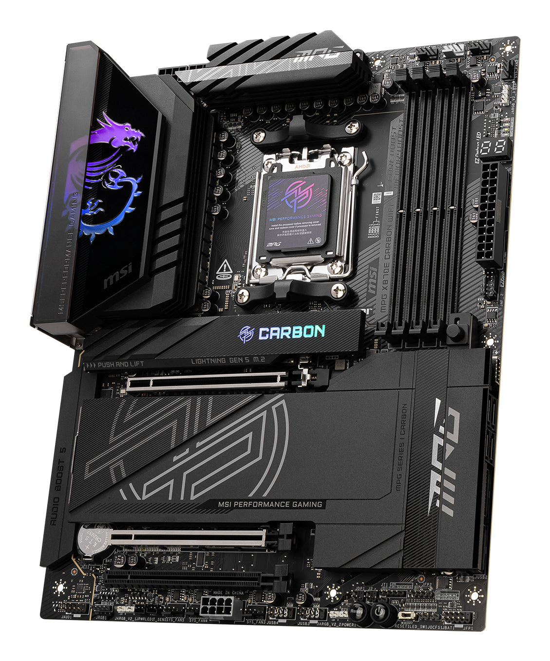 MSI MPG X870E CARBON WIFI placas base AMD Zócalo AM5 AMD Ryzen™ 7 Zócalo AM5