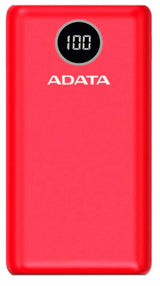 POWER BANK DIGITAL ADATA  AP20000QCD-DGT-CRD 20000 mAh COLOR ROJO