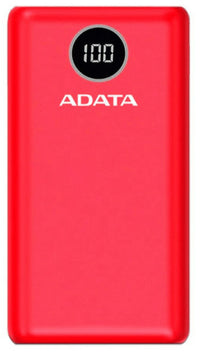 POWER BANK DIGITAL ADATA  AP20000QCD-DGT-CRD 20000 mAh COLOR ROJO
