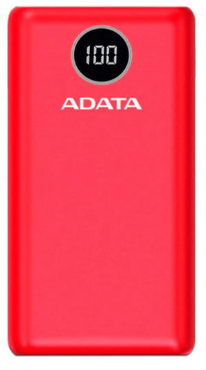 POWER BANK DIGITAL ADATA  AP20000QCD-DGT-CRD 20000 mAh COLOR ROJO