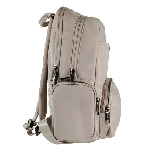Perfect Choice Petalia mochila Mochila casual Beige Poliéster, Ciudad, Mujer, Compartimento del portátil