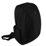 Perfect Choice PC-084648 bolsa de mano y de hombro Poliéster Negro Bolsa cruzada, Resistente a los derrames, Monocromáti