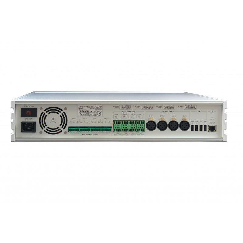 EGI AUDIO SOLUTIONS 1364 amplificador de audio 4.0 canales Rendimiento/fase Negro, Gris, Metálico