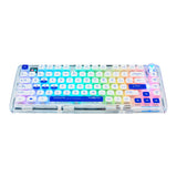 Game Factor KBG800 teclado Juego USB + Bluetooth QWERTY Español Blanco, Inalámbrico y alámbrico, Interruptor mecánico