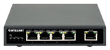 Intellinet Commutateur réseau (switch) Gigabit Ethernet PoE+ 5 ports, 4 ports PoE PSE, compatible IEEE 802.3at/af, budge