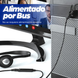 Manhattan 153560 divisores de audio USB-C & USB-A USB-A & 3.5 mm Macho Hembra
