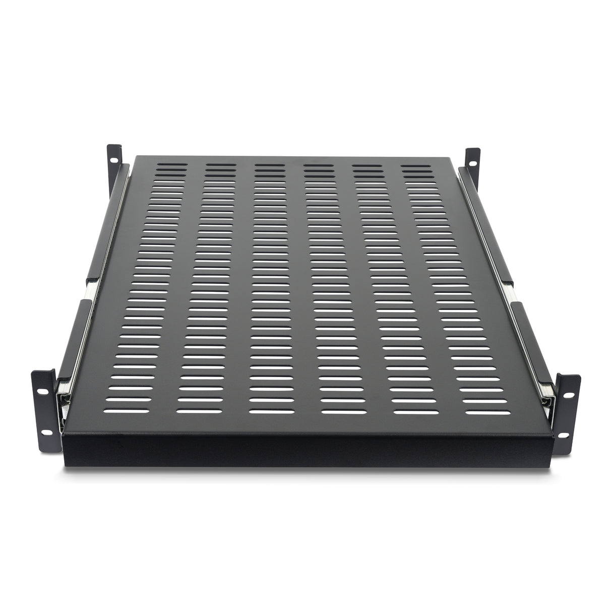 StarTech.com Estante Bandeja Deslizante Perforada Telescópica para Armario Rack de Profundidad Ajustable - 2U 22.7kg Acc