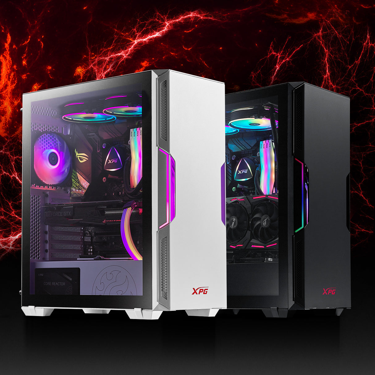 XPG STARKER Mid-Tower Negro carcasas ordenador SPCC Escritorio PC Negro